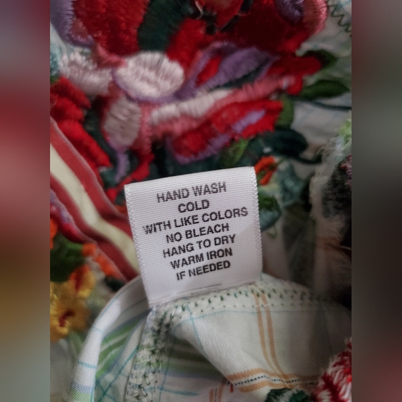 SOLD Johnny Was 3J Workshop "Fairies" Shirt Euc M Medium - Picture 8 of 10